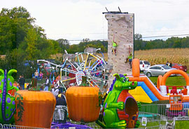 All sorts of fun rides, farm animals, u-pick apples and more fun at the Apple Stir Fall Harvest Festival at MacQueen Apple Orchard, Cider Mill, Farm Market, and Pick Your Own Apples, Holland, Ohio, west of Toledo