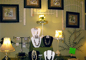 Beautiful and unique jewelry at Martha's Gifts & Boutique at the MacQueen Apple Orchard, Cider Mill, Farm Market, and Pick Your Own Apples, Holland, Ohio, west of Toledo