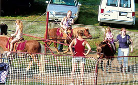 Pony rides and camel rides at the Apple Stir Fall Harvest Festival at MacQueen Apple Orchard, Cider Mill, Farm Market, and Pick Your Own Apples, Holland, Ohio, west of Toledo