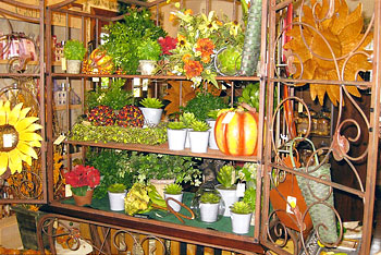 Variety of gifts and decorations at Martha's Gifts & Boutique at the MacQueen Apple Orchard, Cider Mill, Farm Market, and Pick Your Own Apples, Holland, Ohio, west of Toledo