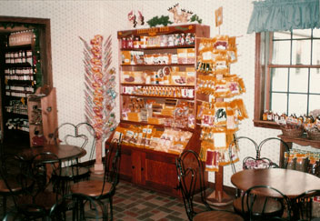 Old fashioned candies, caramel apples, sandwiches and fresh baked treats  at the Bakery & Sweet Shop at MacQueen Apple Orchard, Cider Mill, Farm Market, and Pick Your Own Apples, Holland, Ohio, west of Toledo