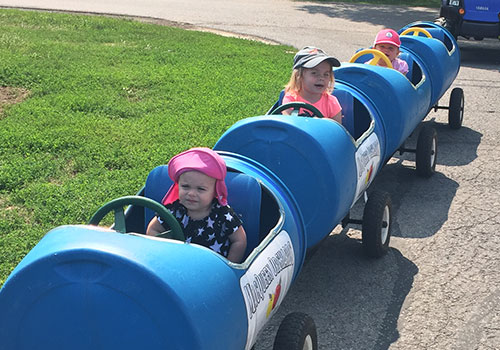 All sorts of fun rides, farm animals, u-pick apples and more fun at the Apple Butter Fall Harvest Festival at MacQueen Apple Orchard, Cider Mill, Farm Market, and Pick Your Own Apples, Holland, Ohio, west of Toledo