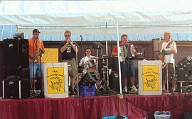 Live music and local entertainment at the Apple Butter Fall Harvest Festival at MacQueen Apple Orchard, Cider Mill, Farm Market, and Pick Your Own Apples, Holland, Ohio, west of Toledo